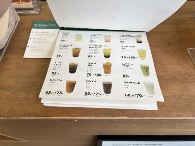 Play works - Shop & Cafe menu