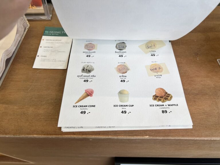 Play works - Shop & Cafe menu