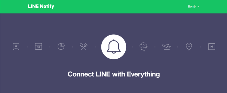 line notify first page