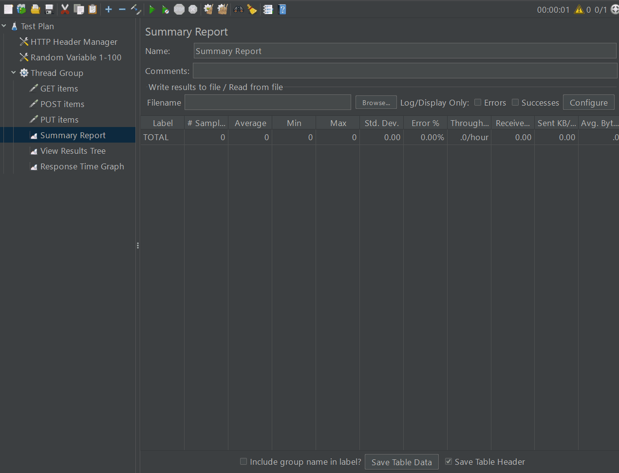 Run Performance Test in JMeter