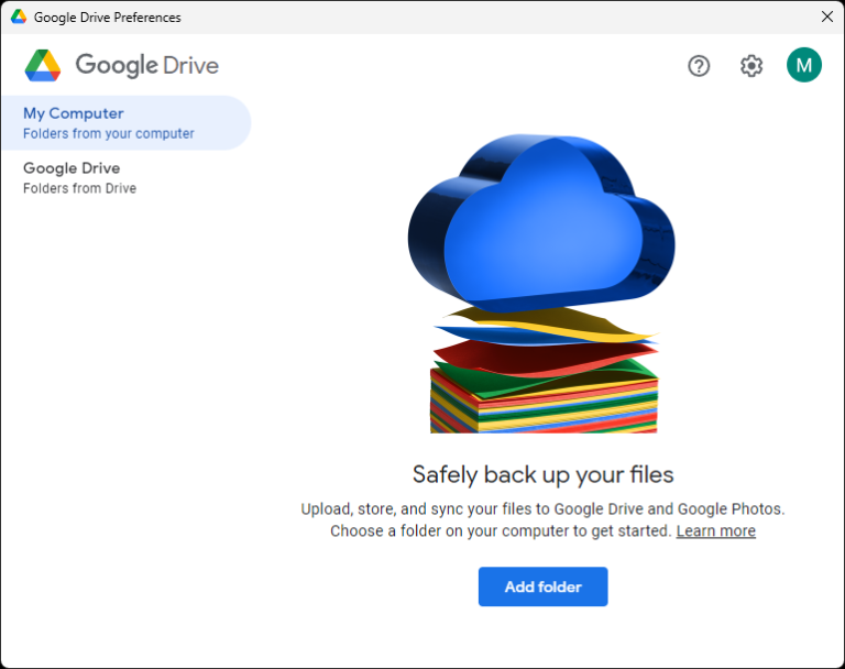 Open Google Drive Application