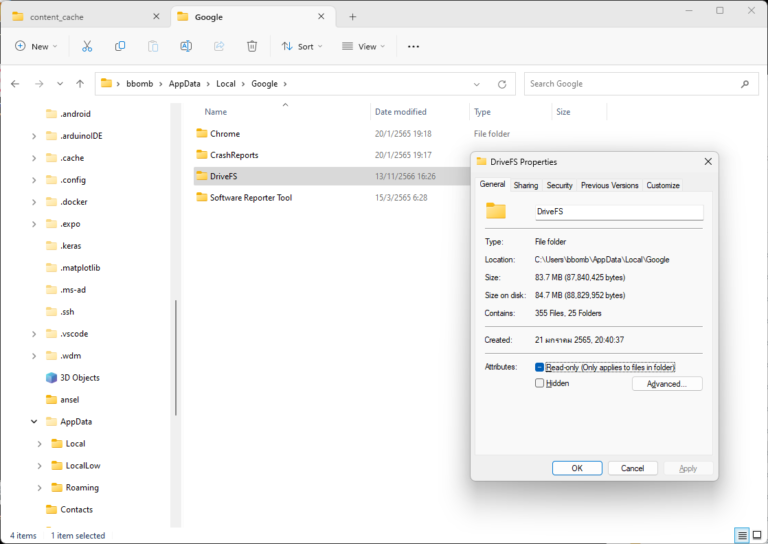 After sign out google drive and sign in again